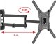 Długi 61cm 20-55" Uchwyt TV Wieszak do Telewizora MS-405 3