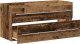 Szafka pod umywalkę łazienkową, stare drewno, 100x38,5x48 cm 4