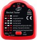 Tester gniazd sieciowych 230V detektor funkcja RCD 1