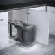 Hailo AS Solo 20 automatic dark gray for cabinets from 400 mm wide with revolving door 1