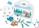 Klein Theo 4328 Dentist Case Deluxe I Incl. doctor costume, shark, hourglass and accessories. I 1