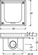 Busch-Jaeger flush-mounted housing 1705 U-101 with hinged lid data communication technology insert/cover for 1