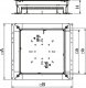 OBO BETT. Junction box for screed height UZD 115170 350-3 1