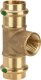 Viega T-piece Sanpress 2217.2 RG SC-Contur with IT 28 x 3/4 inch x 28 mm, 313968 - 5 pieces 1