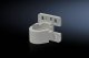 Rittal SZ 2593000 Cable Organizer - Rack Accessories (Cable Organizer Ring, white, polyamide) 2