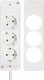 Schulte Elektrotechnik Schulte 151000156300 Evoline Plug Schuko plug white 1