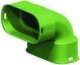 Wolf CWL bow vertical 90Gr. for flexible duct system 50x100 2