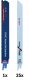 Bosch Professional 25x S 1122 BF + 1x Expert Medium-Thick Tough Metal' S 1155 HHM sabre saw blade (for tough steel, stainless steel 2