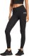 adidas Women's Essentials LINEAR Cotton Leggings, Black/White, L 1