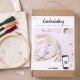 DIY Kit creativ company Starter Craft Set Embroidery Flower - perfect complete set for beginners to 8