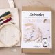 DIY Kit creativ company Starter Craft Set Embroidery Flower - perfect complete set for beginners to 9