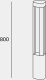 LEDS-C4 LED bollard light 10.7W HELION IP66 1LED 2700-4000K 701lm anth aluminum Kst_opal 2
