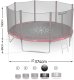 Trampolina ogrodowa 12ft/374cm z siatką zewnętrzną i drabinką Neo-Sport EDUKAMP 6