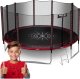 Neo-Sport Trampolina ogrodowa 15ft/465cm z siatką zewnętrzną i drabinką 1