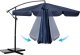 Plonos Parasol ogrodowy składany 6 segmentowy 350 cm z pokrowcem PL-880 4