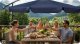 Plonos Parasol ogrodowy składany 6 segmentowy 350 cm z pokrowcem PL-880 5