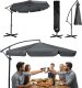 Plonos Parasol ogrodowy składany 8 segmentowy 350 cm z pokrowcem PL-881 1