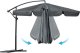 Plonos Parasol ogrodowy składany 8 segmentowy 350 cm z pokrowcem PL-881 5
