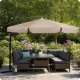 Plonos Parasol ogrodowy składany 6 segmentowy 350 cm z pokrowcem PL-880 10