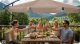 Plonos Parasol ogrodowy składany 6 segmentowy 350 cm z pokrowcem PL-880 8