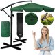 Plonos Parasol ogrodowy składany 6 segmentowy 350 cm z pokrowcem PL-880 1