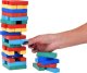 Gra JENGA - chwiejąca się wieża Kolorowe klocki z drewna GR0627 EDUKAMP 7