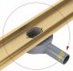 REA-G2703 / REA / NEOX PRO / ODWODNIENIE LINIOWE 800  ZŁOTY SZCZOTKOWANY / 4