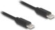 Kabel USB Delock USB-C - USB-C 0.75 m Czarny (90369) 2