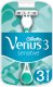 Gillette Venus 3 Plus Jednorazowe maszynki do golenia dla kobiet 3szt YSkin elixir 2