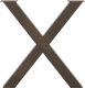 vidaXL Nogi do stołu jadalnianego, 3 szt., 70x(72-73) cm, stal 5