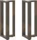 vidaXL Nogi do stołu konsolowego, 2 szt., 38x25x(72-73) cm, stal 1