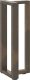vidaXL Nogi do stołu konsolowego, 2 szt., 38x25x(72-73) cm, stal 4