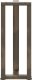 vidaXL Nogi do stołu konsolowego, 2 szt., 38x25x(72-73) cm, stal 6