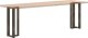 vidaXL Nogi do stołu konsolowego, 2 szt., 38x25x(72-73) cm, stal 8
