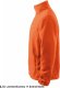 Jacket 501 - ADLER - Polar męski, 280 g/m2, 100% poliester - pomarańczowy 11 (brand label) M 4