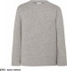 T-shirt KID LS JHK TSRK 150 - dziecięca/młodzieżowa z długim rękawem wzmocniony lycrą ściągacz, 100% bawełna, 150-155g - biały. 9-11 1