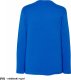 T-shirt KID LS JHK TSRK 150 - dziecięca/młodzieżowa z długim rękawem wzmocniony lycrą ściągacz, 100% bawełna, 150-155g - biały. 9-11 11