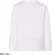 T-shirt KID LS JHK TSRK 150 - dziecięca/młodzieżowa z długim rękawem wzmocniony lycrą ściągacz, 100% bawełna, 150-155g - biały. 9-11 19