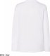 T-shirt KID LS JHK TSRK 150 - dziecięca/młodzieżowa z długim rękawem wzmocniony lycrą ściągacz, 100% bawełna, 150-155g - biały. 9-11 20