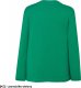 T-shirt KID LS JHK TSRK 150 - dziecięca/młodzieżowa z długim rękawem wzmocniony lycrą ściągacz, 100% bawełna, 150-155g - biały. 9-11 29