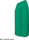 T-shirt KID LS JHK TSRK 150 - dziecięca/młodzieżowa z długim rękawem wzmocniony lycrą ściągacz, 100% bawełna, 150-155g - biały. 9-11 30