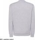 SWRA290 - Bluza dresowa unisex - popielaty melanż M 52