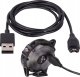 QIKtech ŁADOWARKA KABEL USB DO GARMIN FENIX 5 5X 6 6S 6X 7 7X VIVOACTIVE 3 4 4S 5 1m (czarny) 3