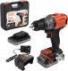 Black&Decker Akku-Bohrschrauber 18V 2x2Ah.2G.Kof BCD382D2XK 1
