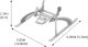 SKŁADANE SANKI NÓŻKI DO LĄDOWANIA PODWOZIE DO DJI MINI 3 / 3 PRO 13