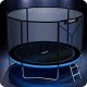 NeoSport Trampolina ogrodowa 6ft/183cm z siatką zewnętrzną i drabinką 4