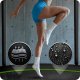 NeoSport Trampolina ogrodowa 6ft/183cm z siatką zewnętrzną i drabinką 3