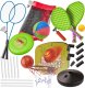 Zestaw sportowy 5w1 badminton koszykówka siatkówka tenis frisbee Kik Sp. z o. o. Sp. k. 2