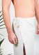 Kilt wiązany męski w 100% naturalna bawełna Yeye Biały XL 6