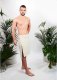 Kilt wiązany męski w 100% naturalna bawełna Yeye Biały XL 9